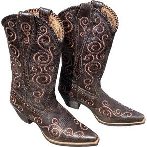 Ariat- Shelleen Western Embroidered Cowboy Boots- size 9B